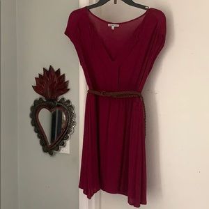 Cute burgundy dress